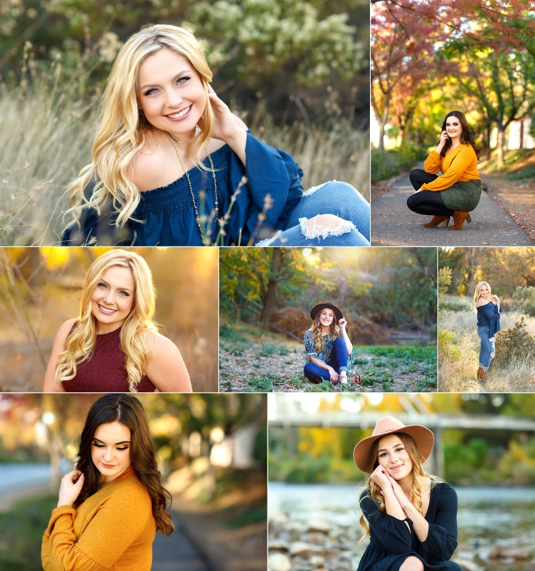 season fall colors trees El Dorado Hills senior photographer Colleen Sanders.